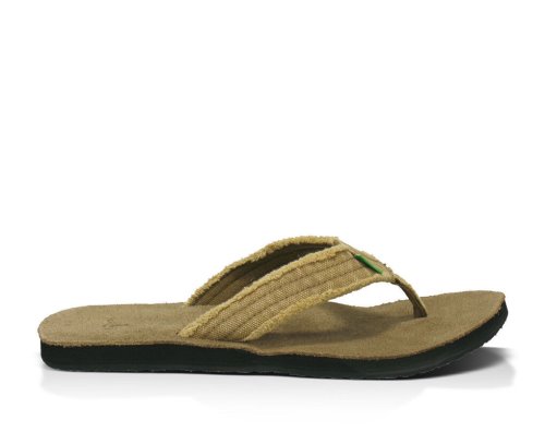 Tong Sanuk Fraid Not Homme - Kaki LKRDAN876